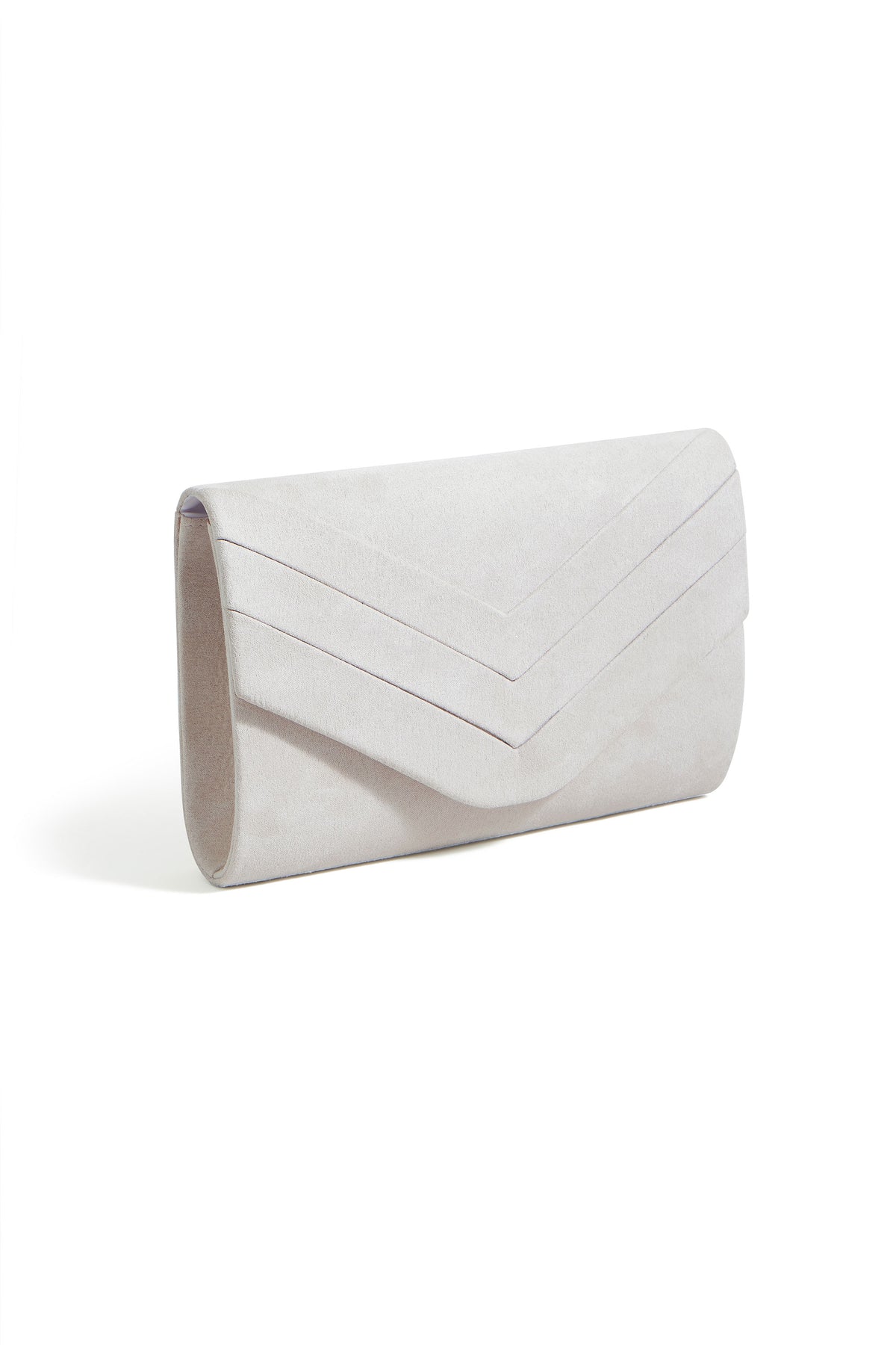 Yumi Ivory Shimmer Envelope Clutch Bag ACC BAGS Yumi
