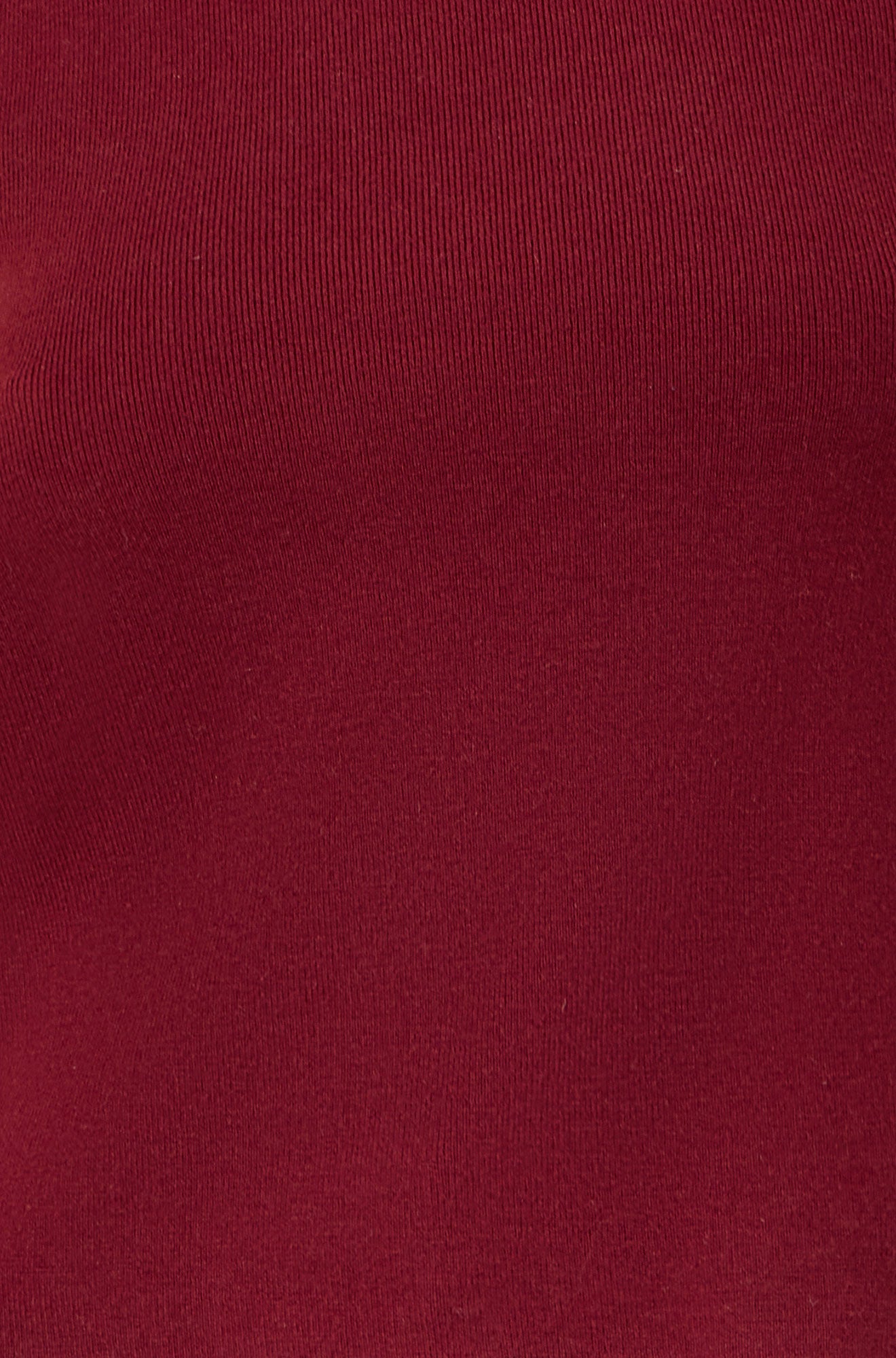 Yumi Burgundy Knitted Roll Neck Sleeveless Jumper Knit Jumper Yumi