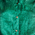 Yumi Green Metallic Relaxed Balloon Sleeve Shirt SHIRT Yumi
