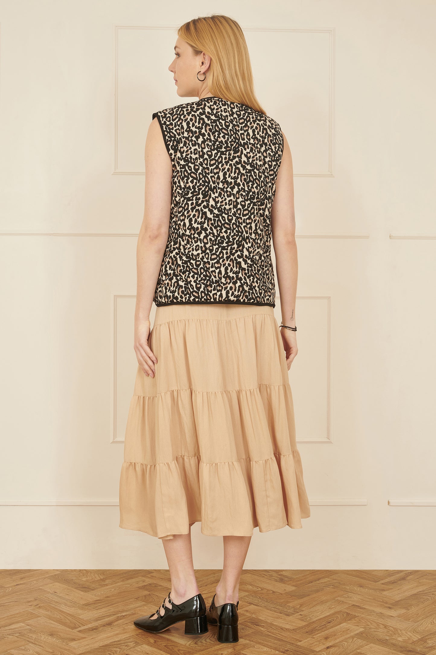 Yumi Stone Midi Boho Skirt SKIRT Yumi