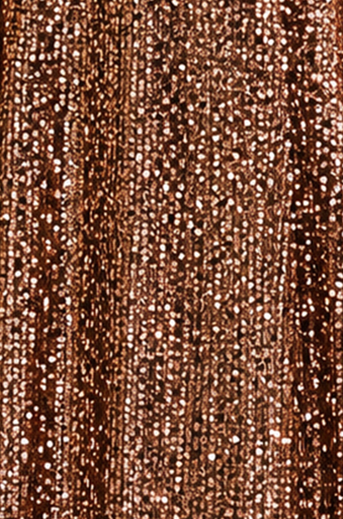 Yumi Copper Sequin Long Sleeve Midi Dress Dress Party Yumi