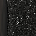 Yumi Black Sequin Tunic With Tie Back And Sheer Sleeves Dress Party Yumi
