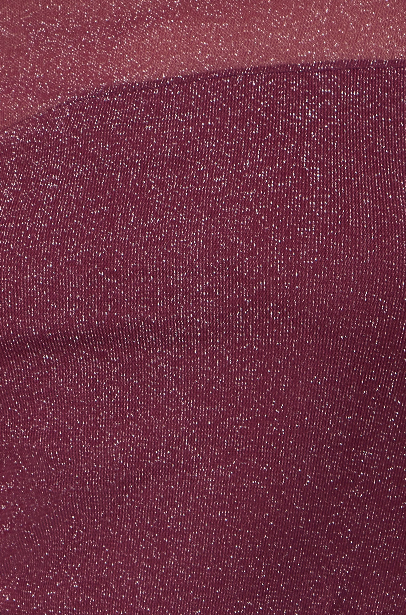 Yumi Burgundy Shimmer Print Mesh Stretch Fitted Top Tops Yumi