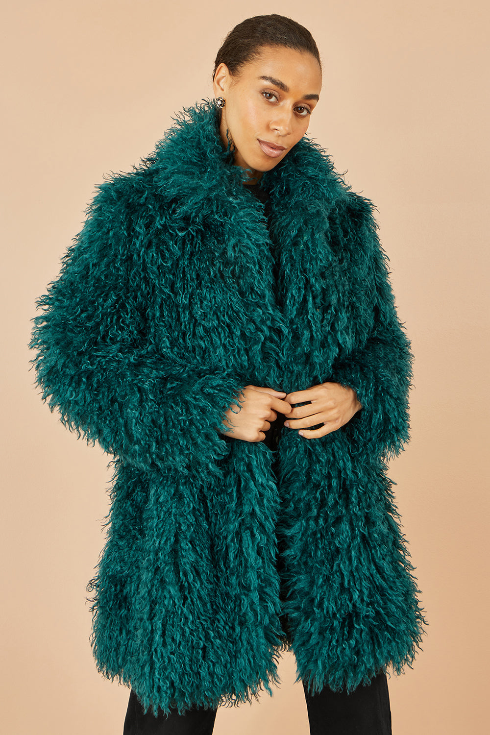 Italy Fendi Vintage RareExquisite Fur Fendi limited coat　/ fur volume Fox Speckled Coat Fur ジャケット・アウター
