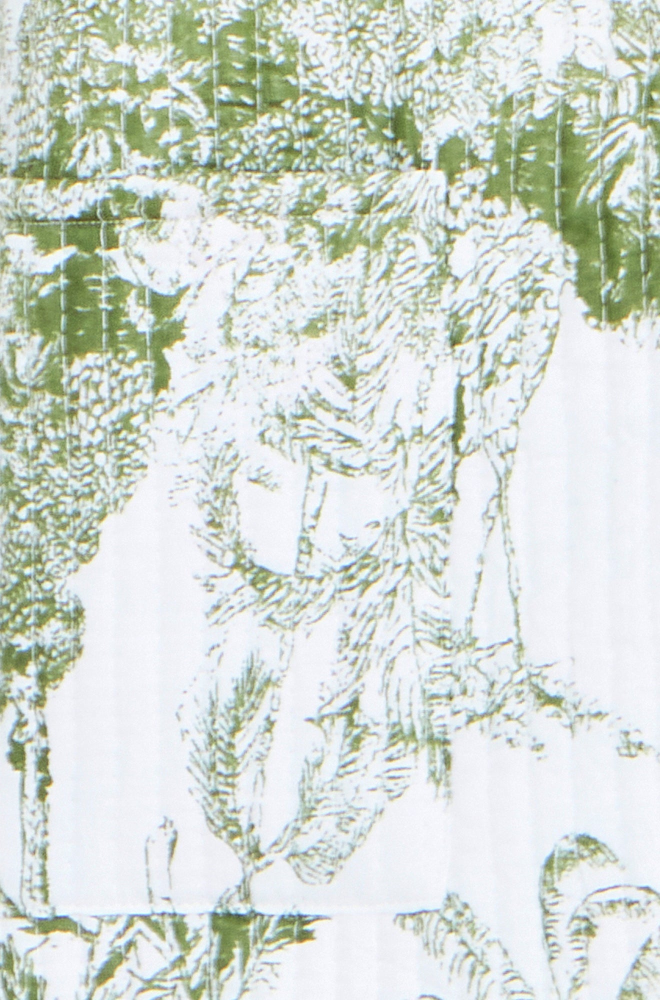 Yumi Green Reversible Cotton Quilted Jacket Outerwear Yumi