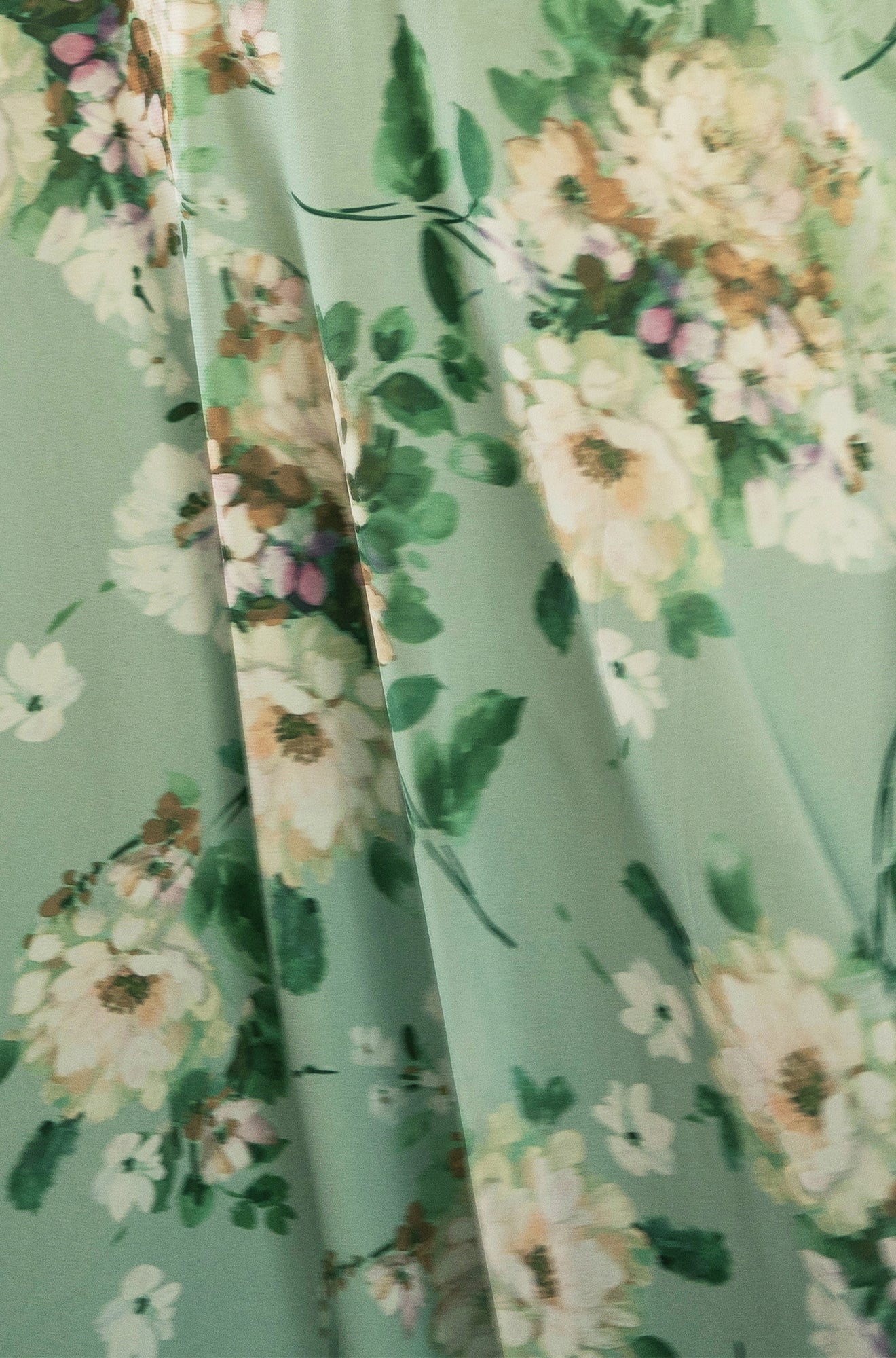 Yumi Mint Floral Tea Dress With Front Ties Dress Occasion Yumi