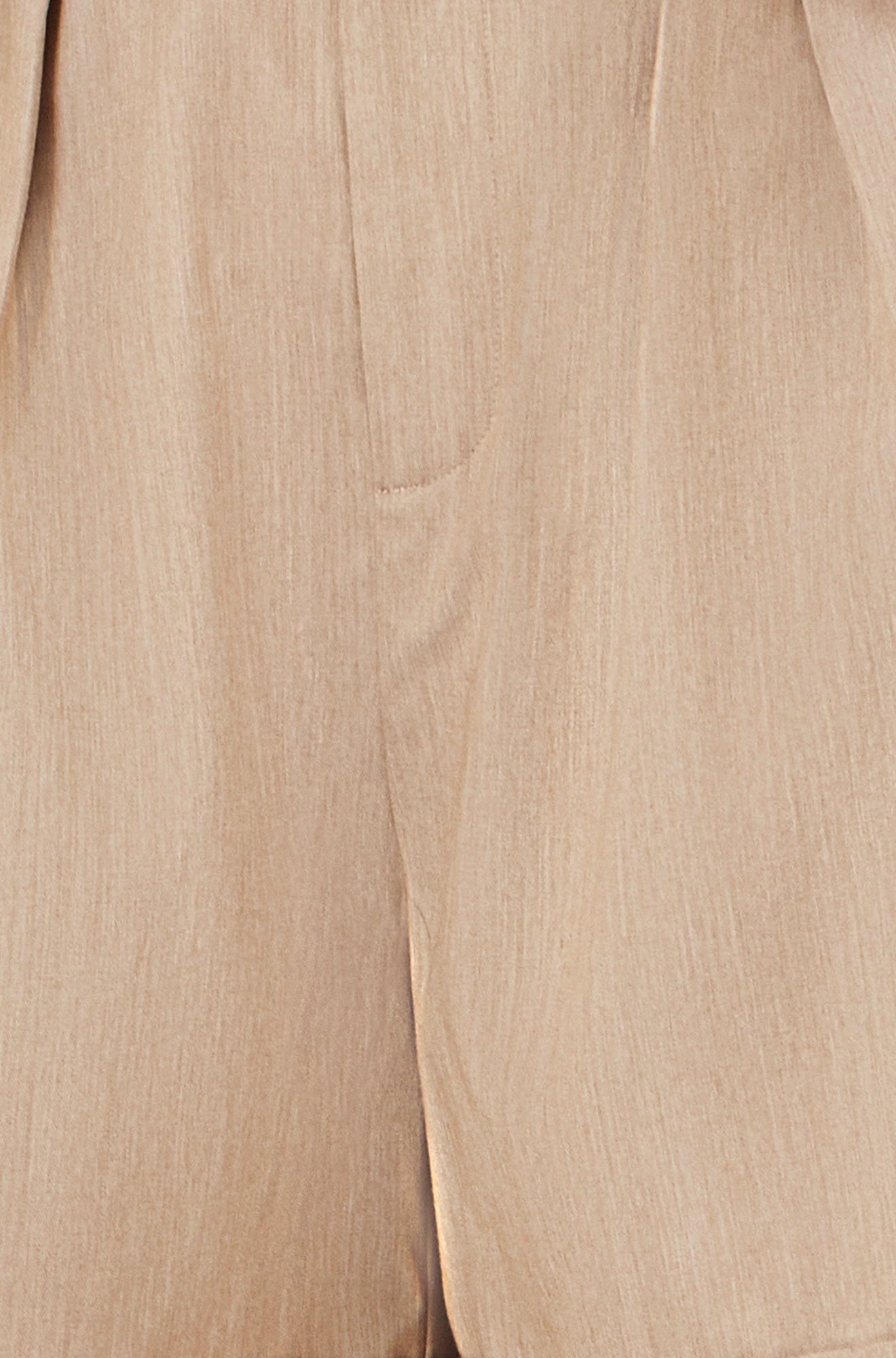 Yumi Brown Pleat Front Shorts SHORTS Yumi
