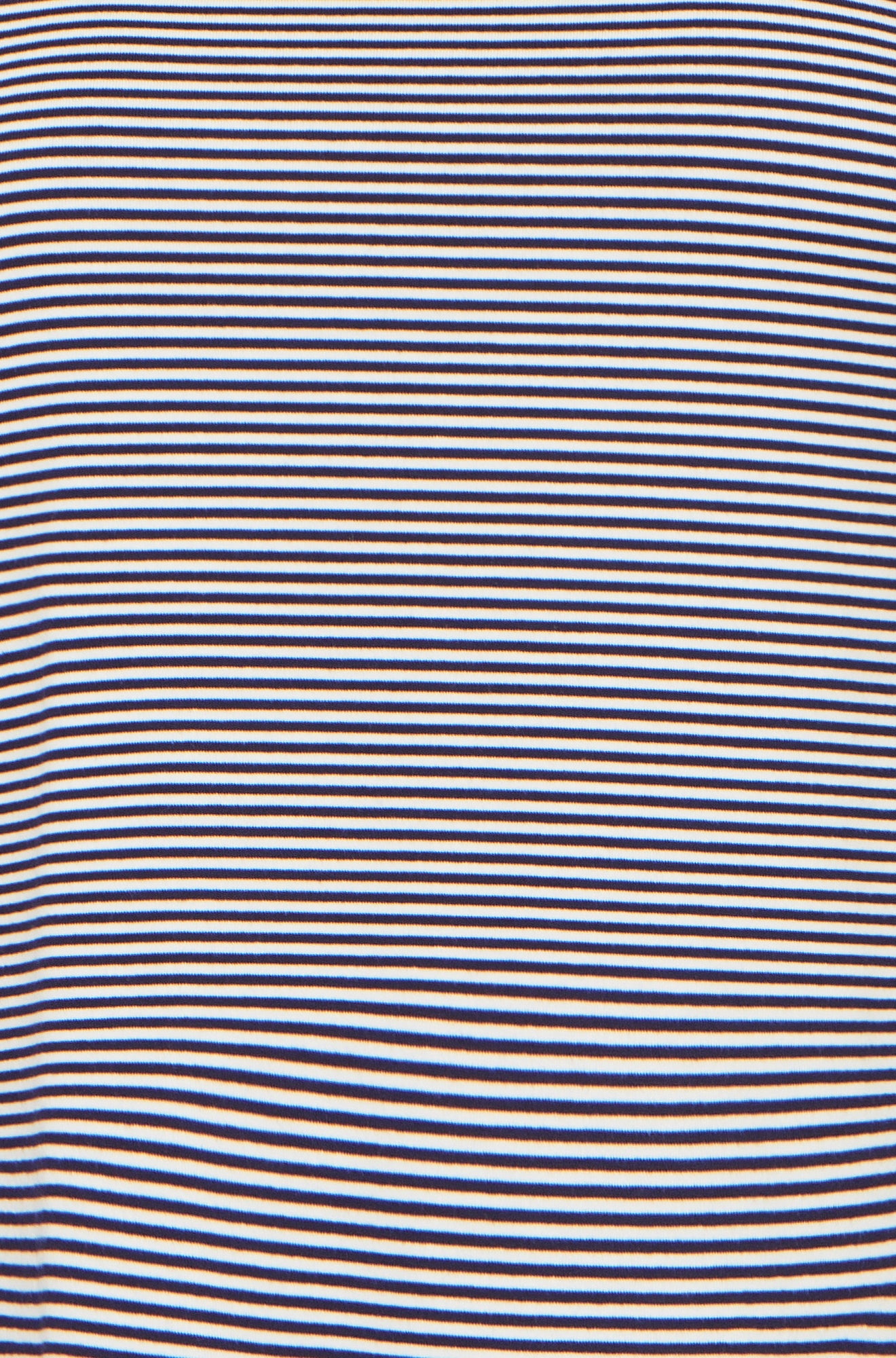 Yumi Navy Striped Jersey Long Sleeve T-Shirt Tops Yumi