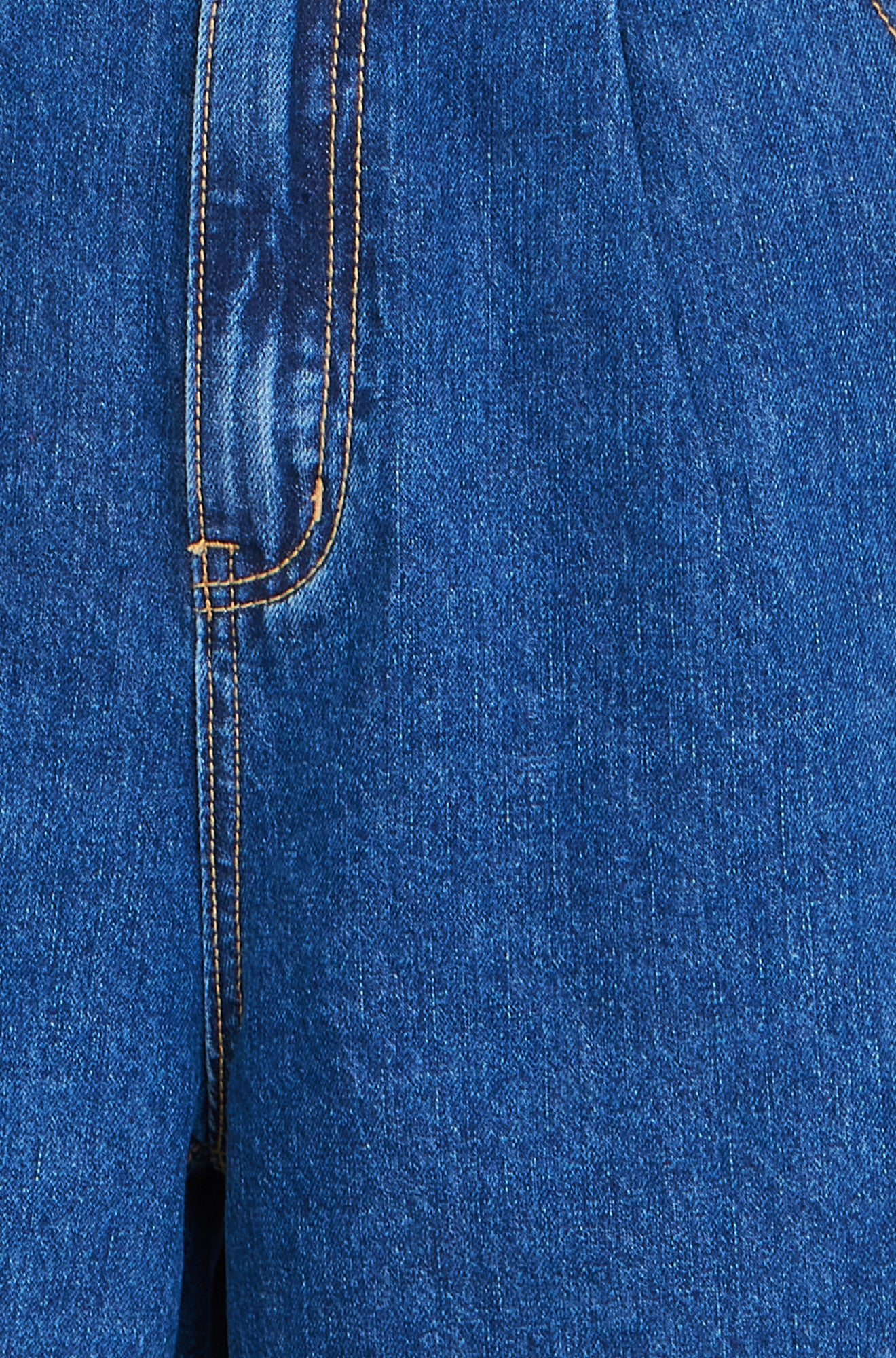 Yumi Blue Denim Wide Leg Shorts SHORTS Yumi