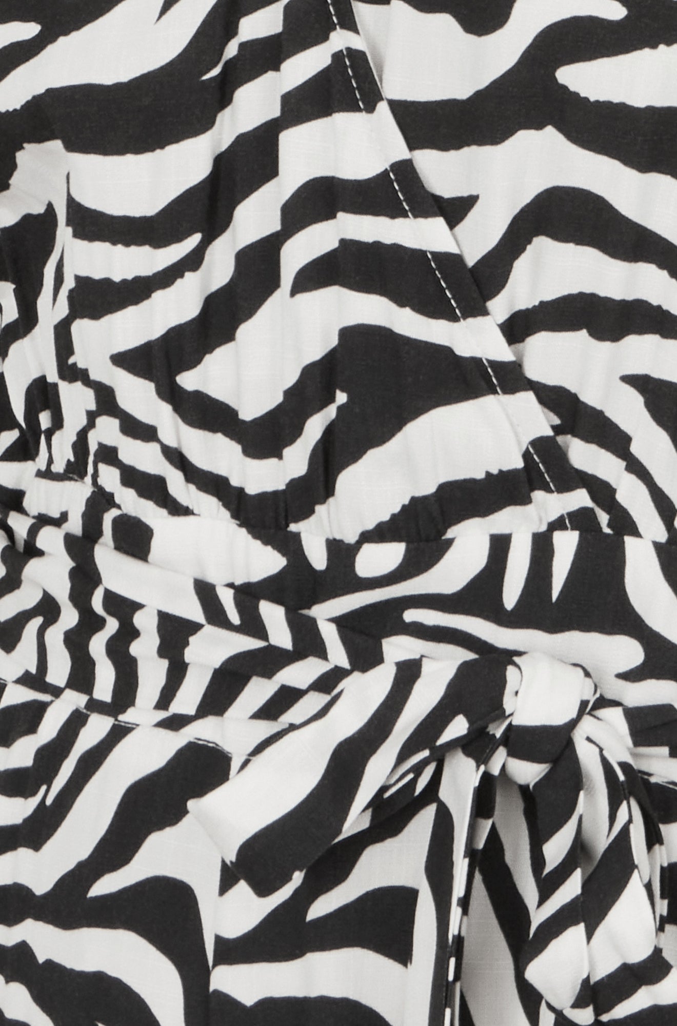 Yumi Black Zebra Print Relaxed Jumpsuit JUMPSUIT Yumi