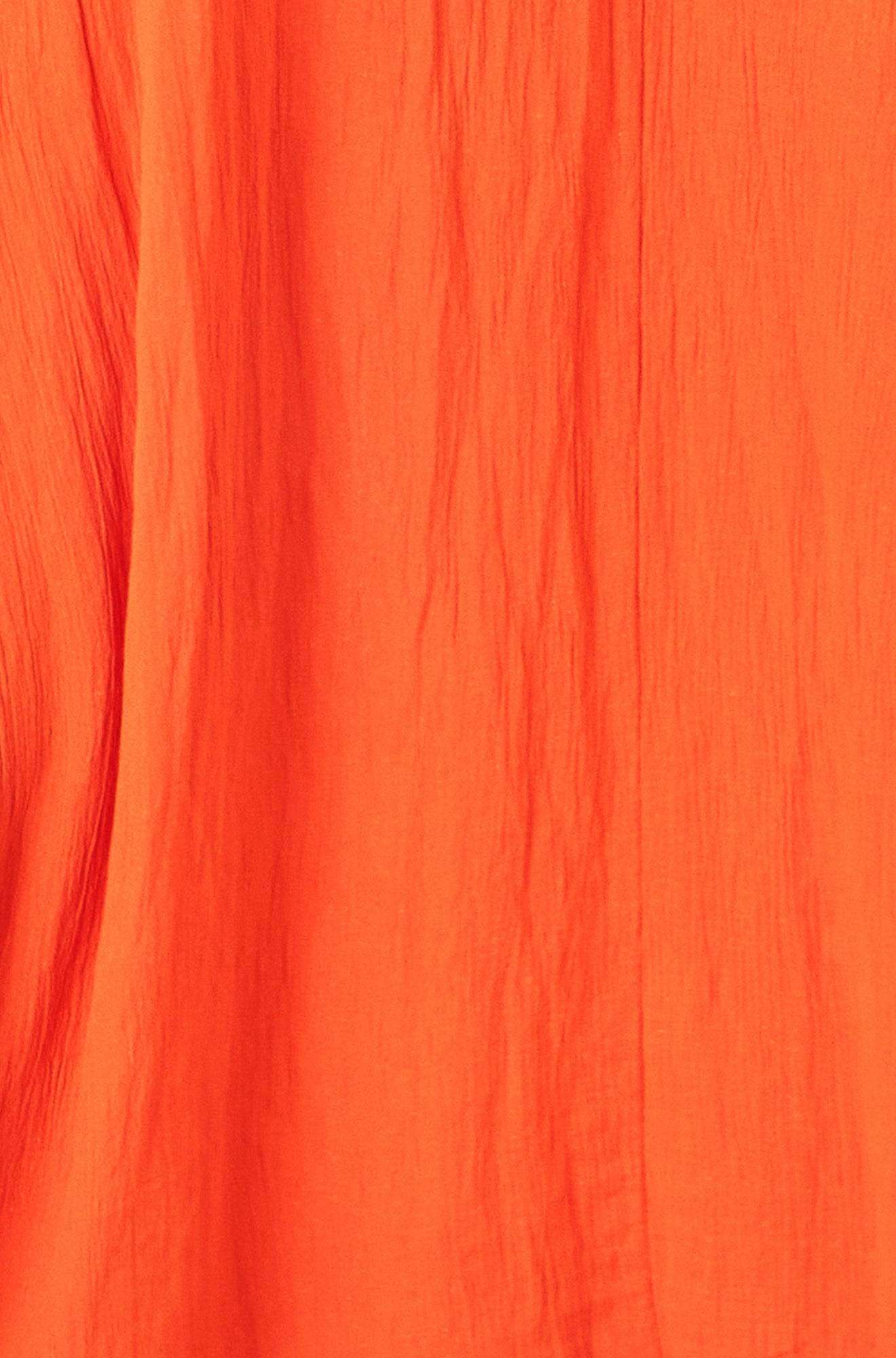 Yumi Orange Viscose Maxi Beach Dress Beachwear Yumi