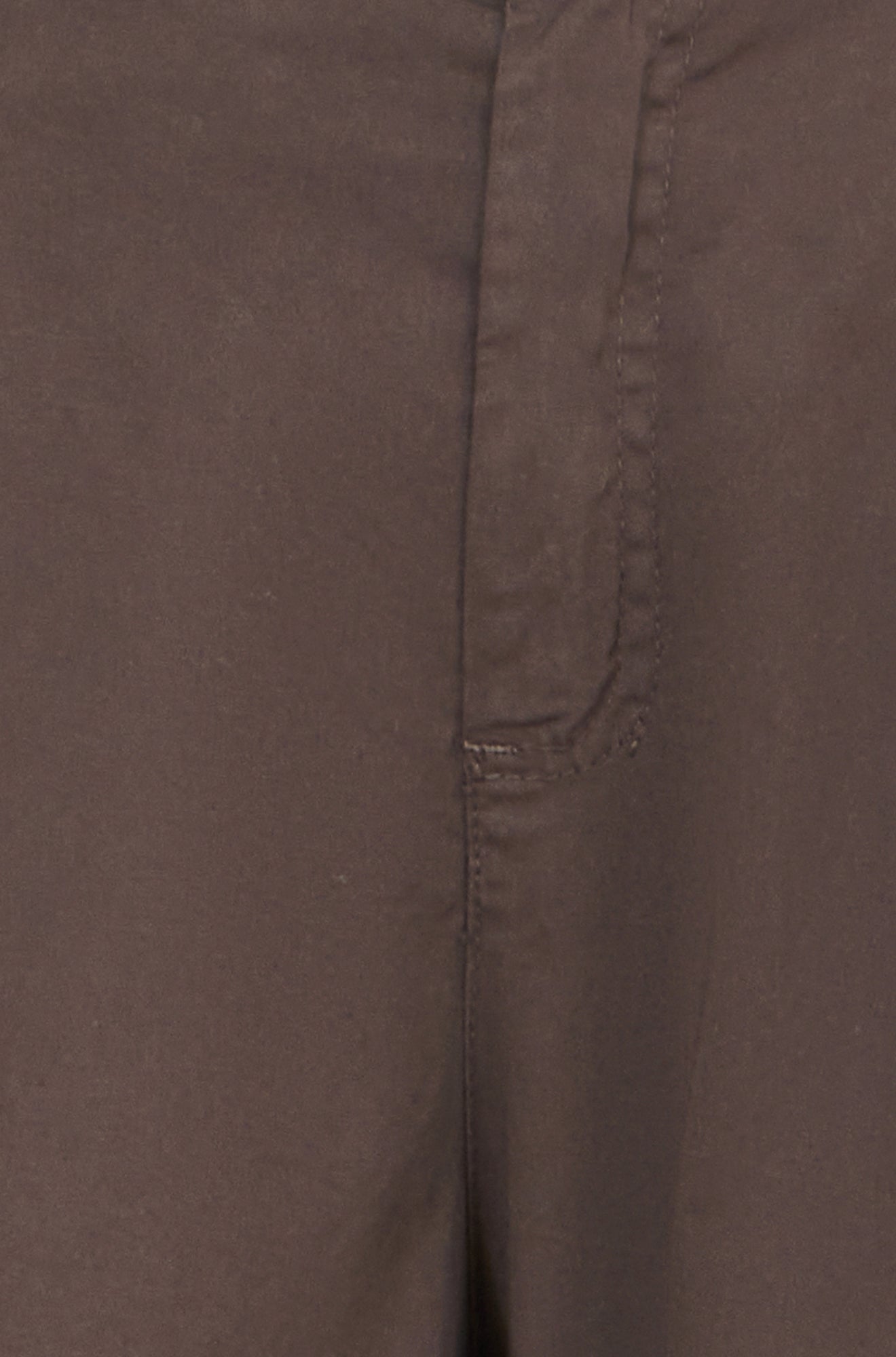Yumi Brown Cotton Canvas Chino Trousers TROUSER Yumi