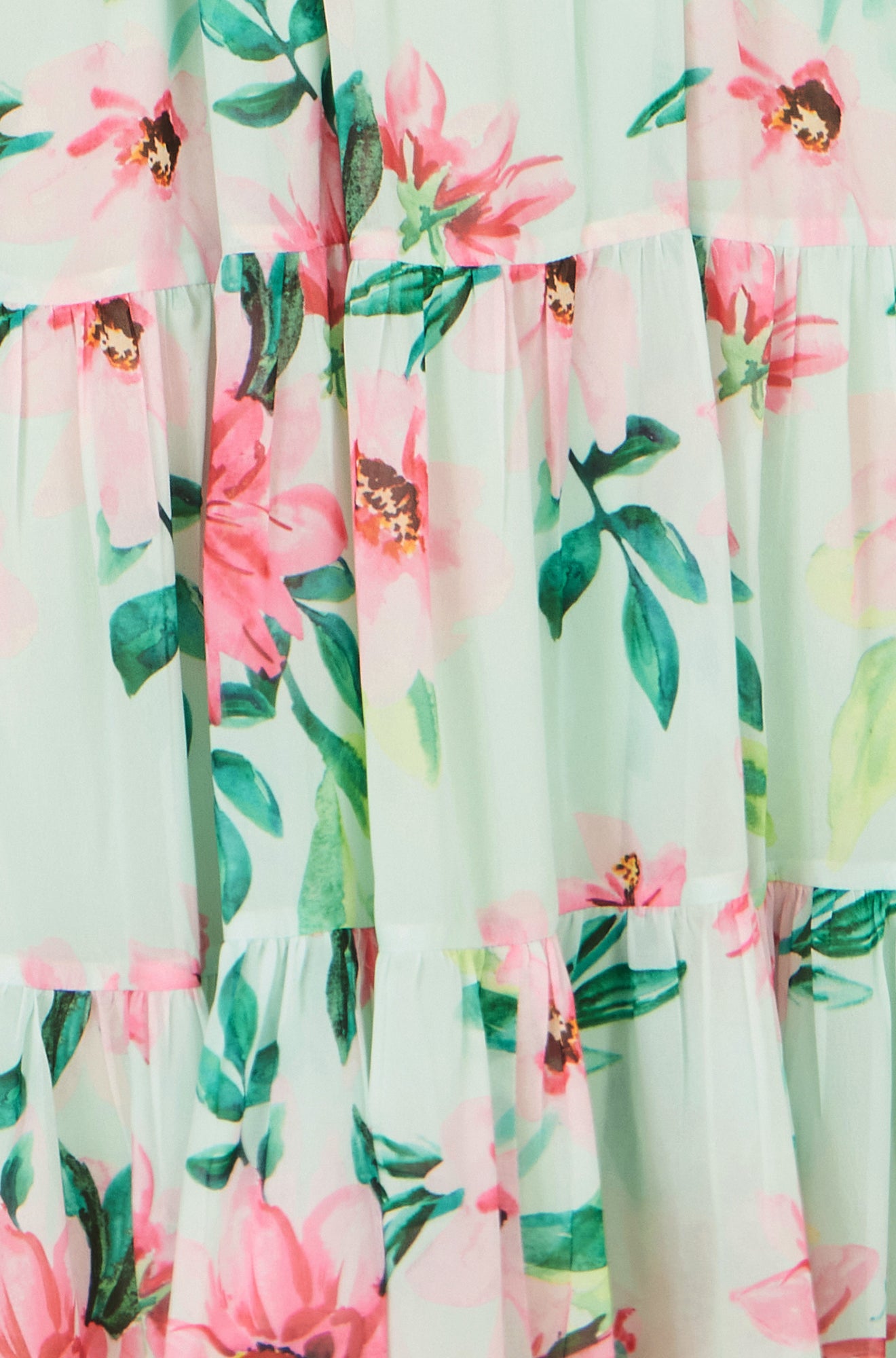Yumi Mint Floral Halter Neck Midi Dress With Matching Belt Dress Occasion Yumi