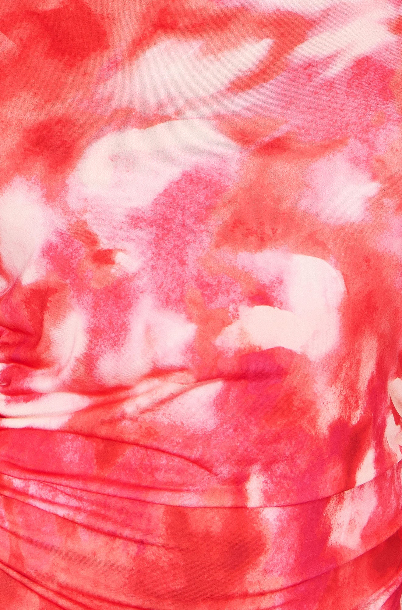 Yumi Red Mesh Ruched Bodycon Midi Dress Dress Occasion Yumi