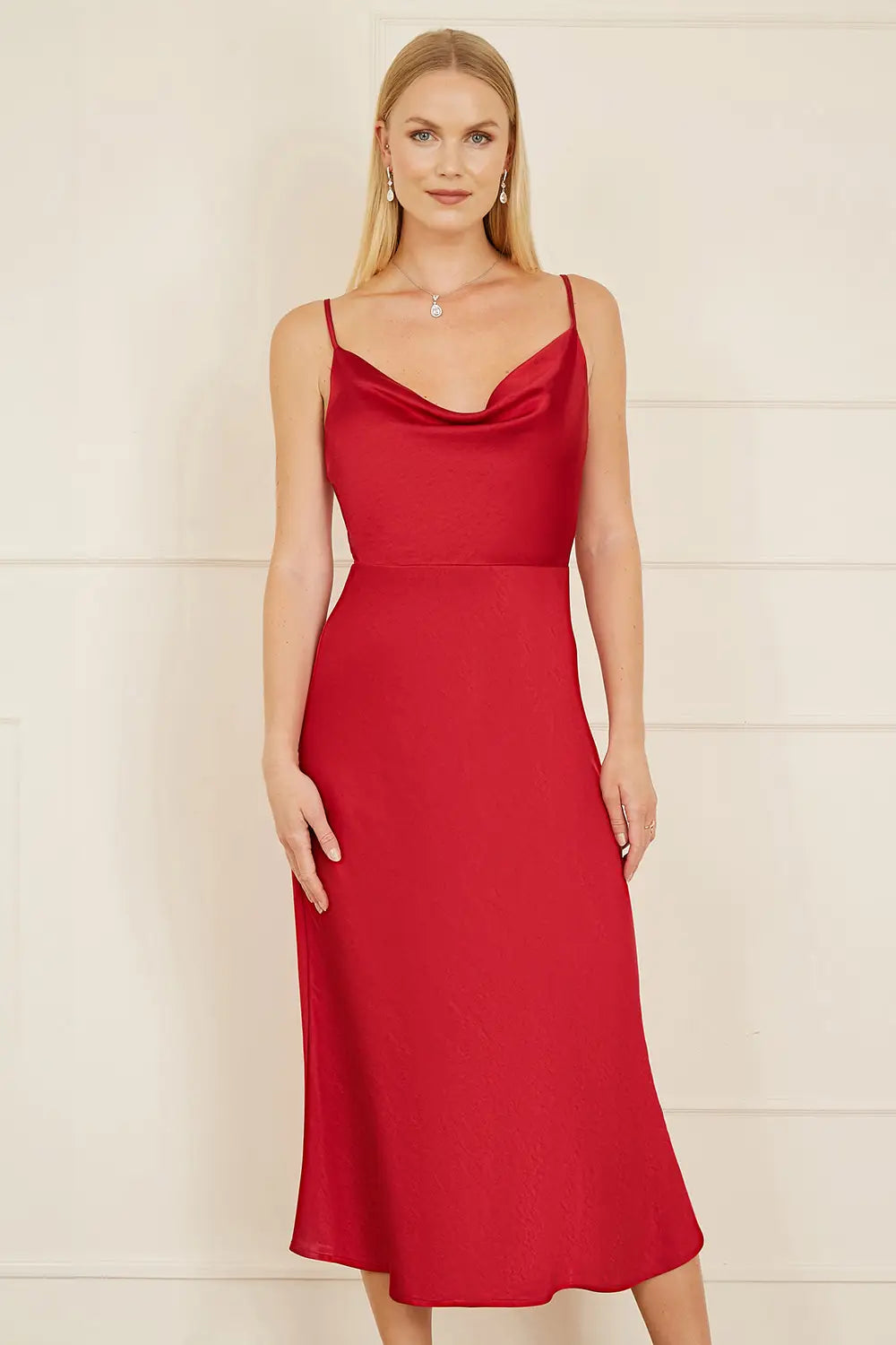 sachin and babi light blue dress Bailee Red Floral Applique And Ruched Tube Mini Dress - Red main image 1