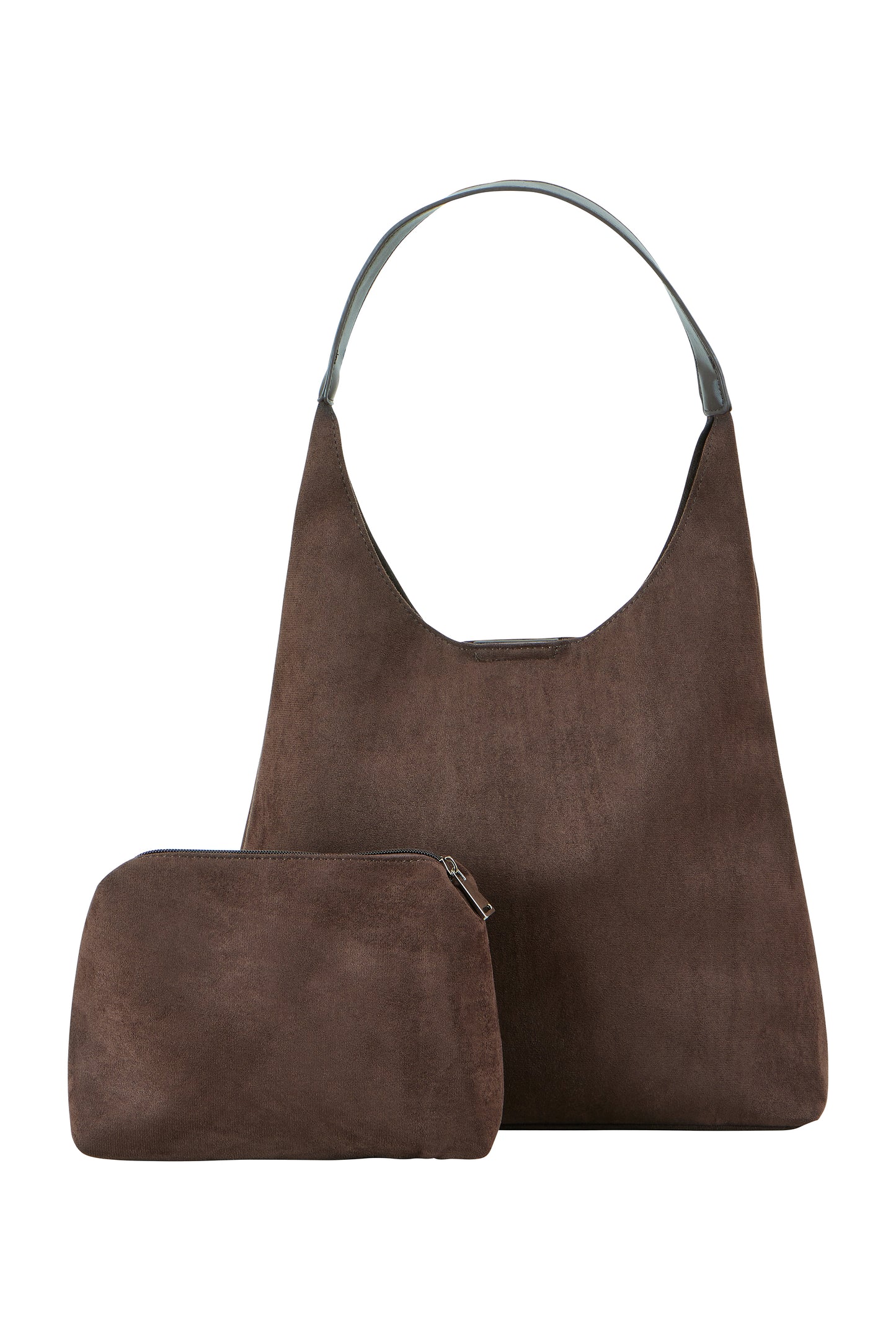 Yumi Brown Shoulder Bag With Inside Bag ACC BAGS Yumi