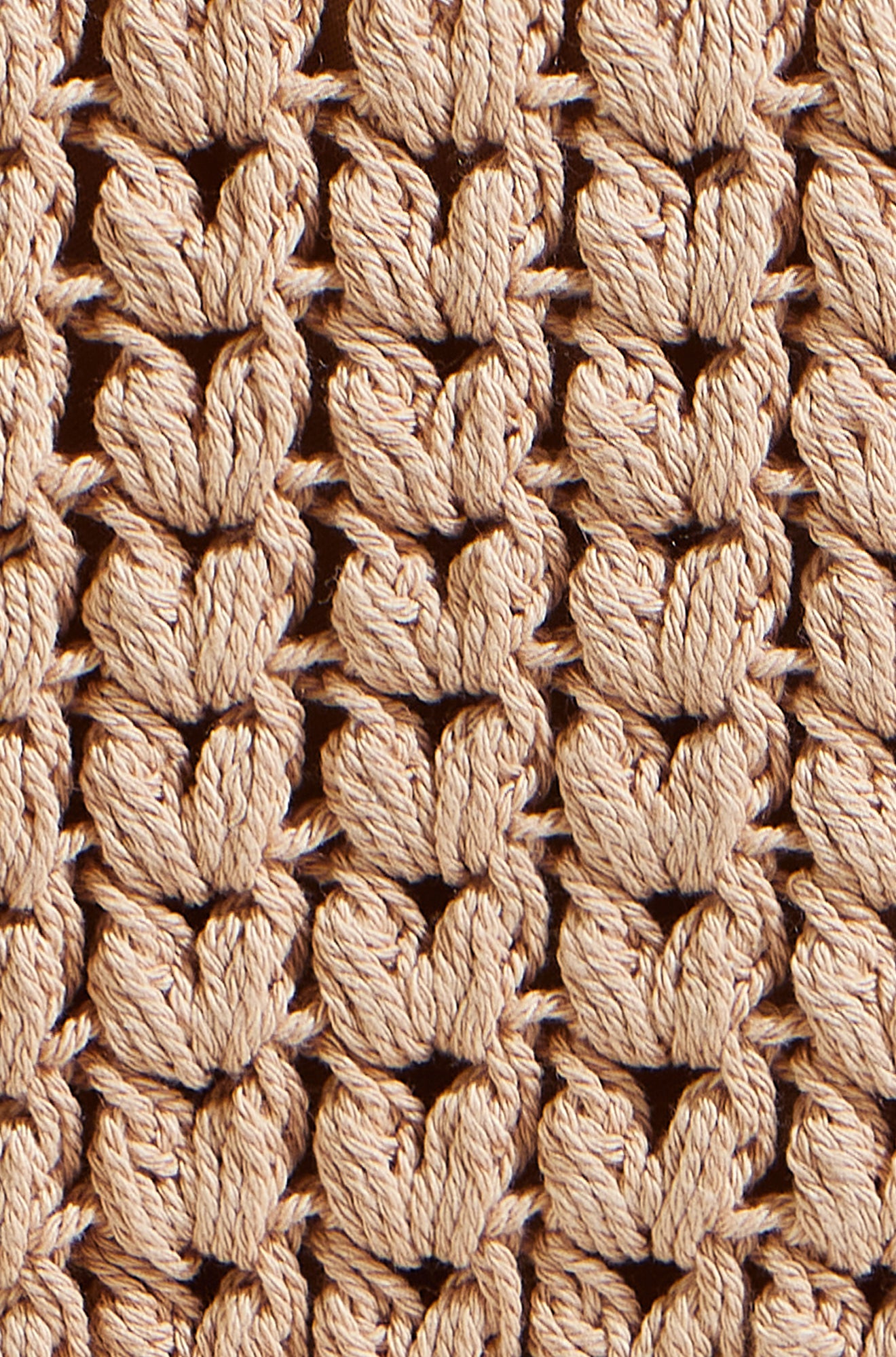 Yumi Brown Crochet Small Cross Body ACC BAGS Yumi