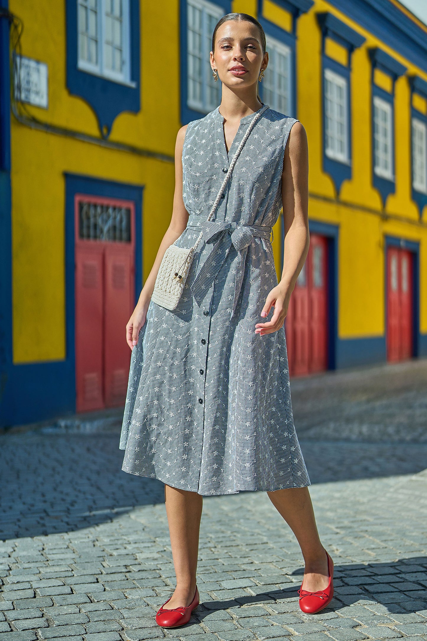 Yumi Ivory Crochet Small Cross Body ACC BAGS Yumi