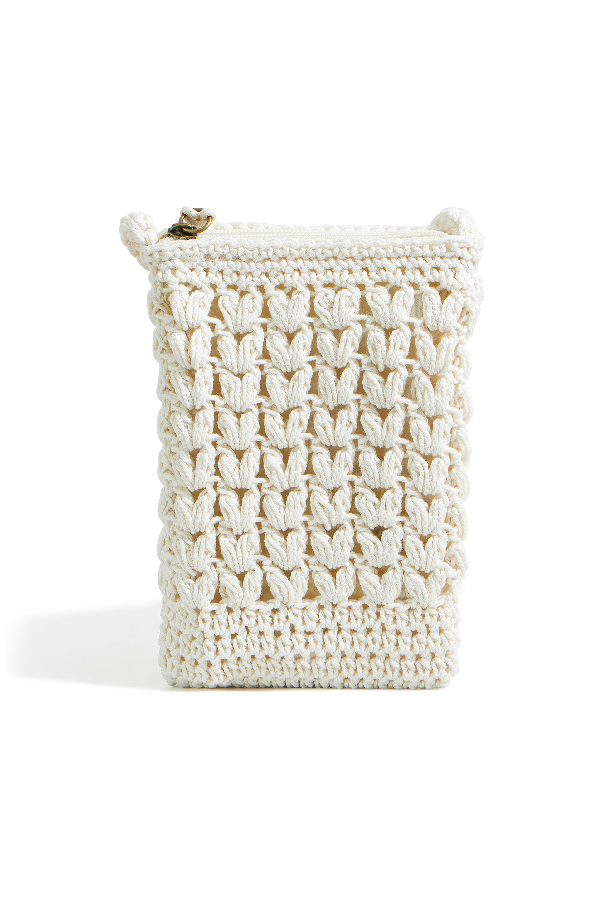Yumi Ivory Crochet Small Cross Body ACC BAGS Yumi