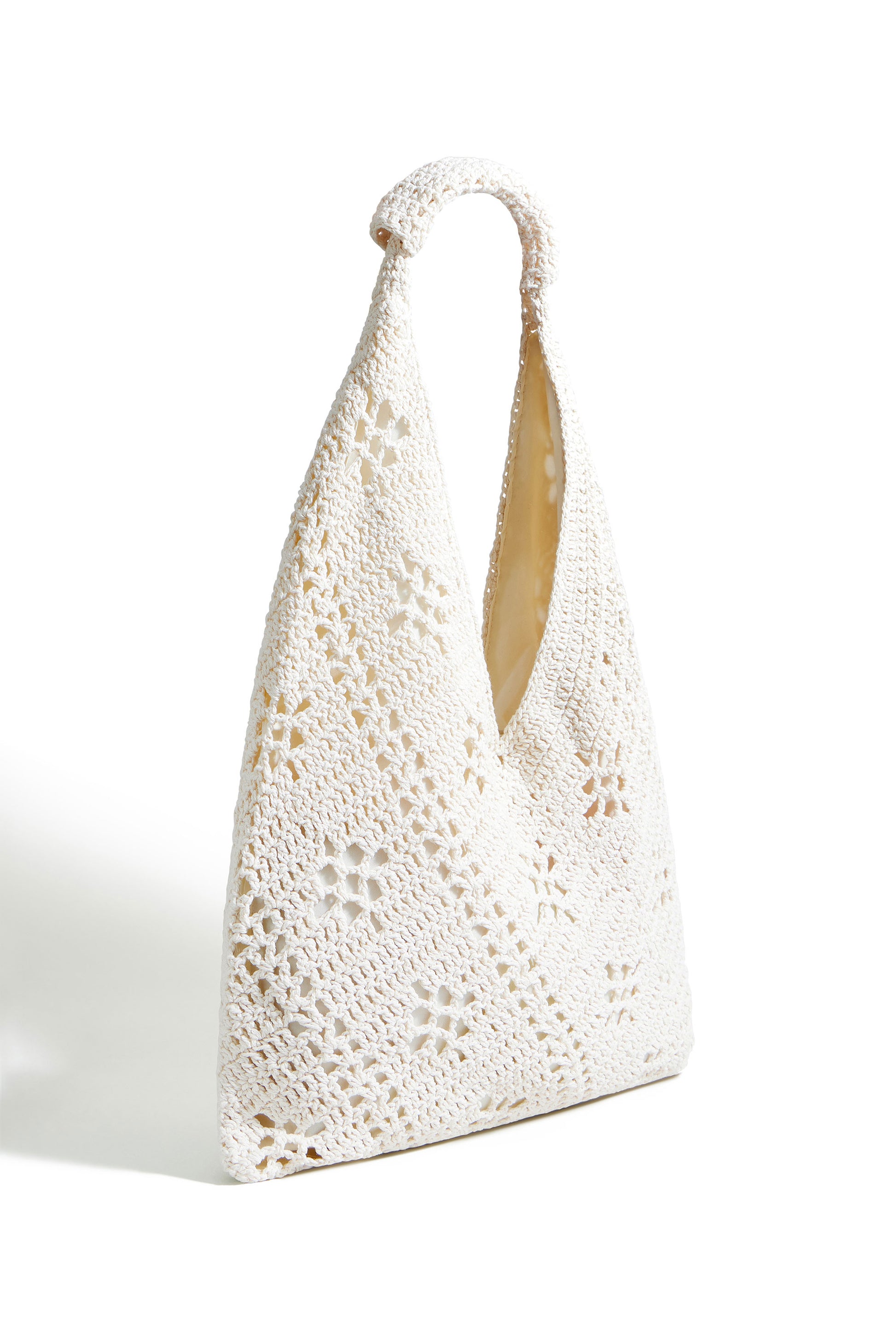 Yumi Ivory Crochet Hand Bag ACC BAGS Yumi