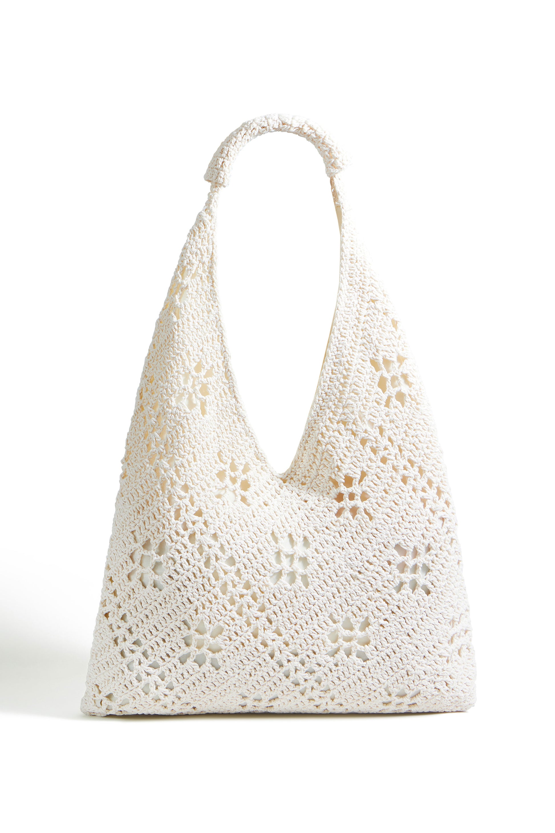 Yumi Ivory Crochet Hand Bag ACC BAGS Yumi