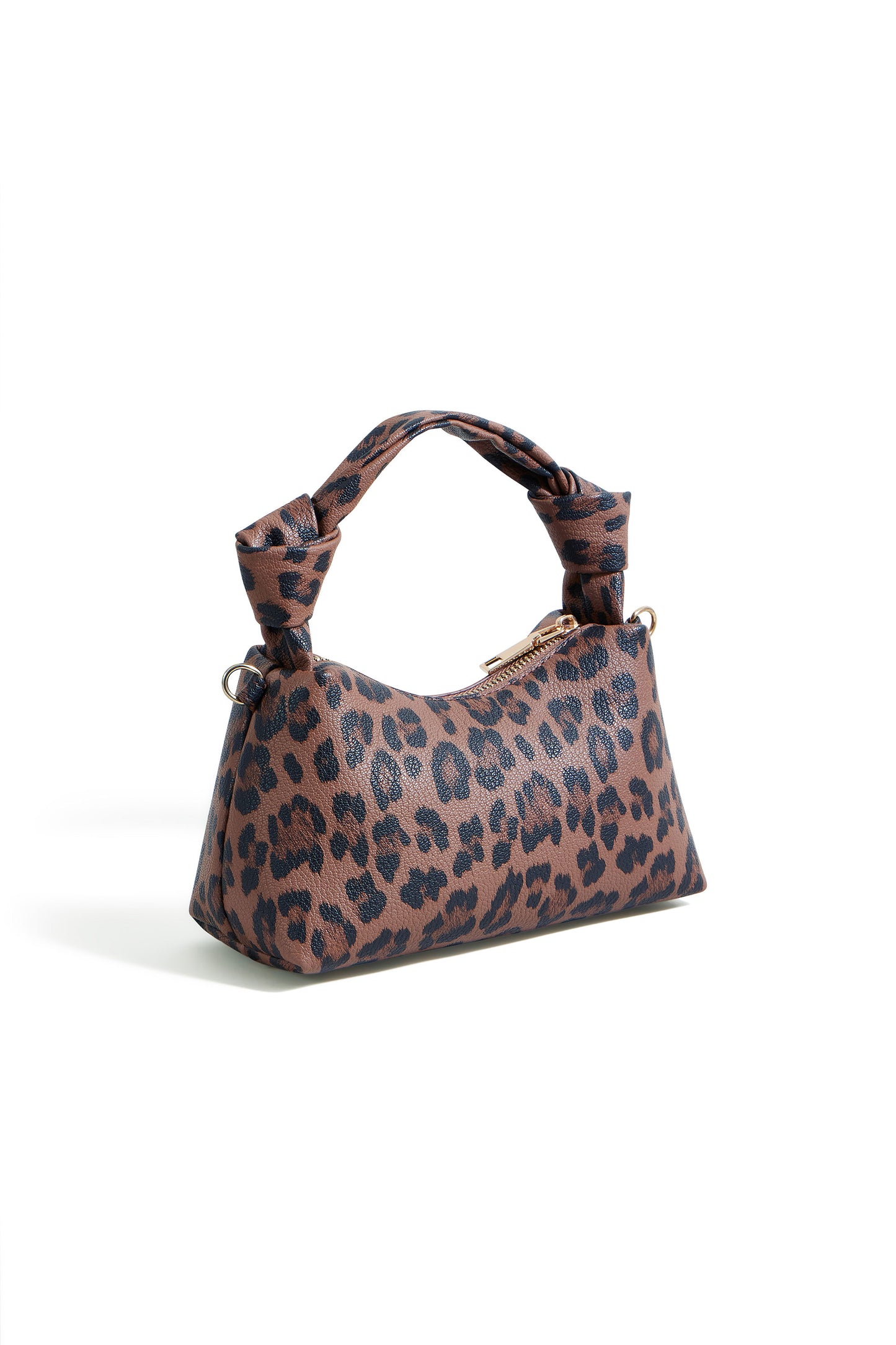 Yumi Brown Leopard Small Shoulder Bag ACC BAGS Yumi