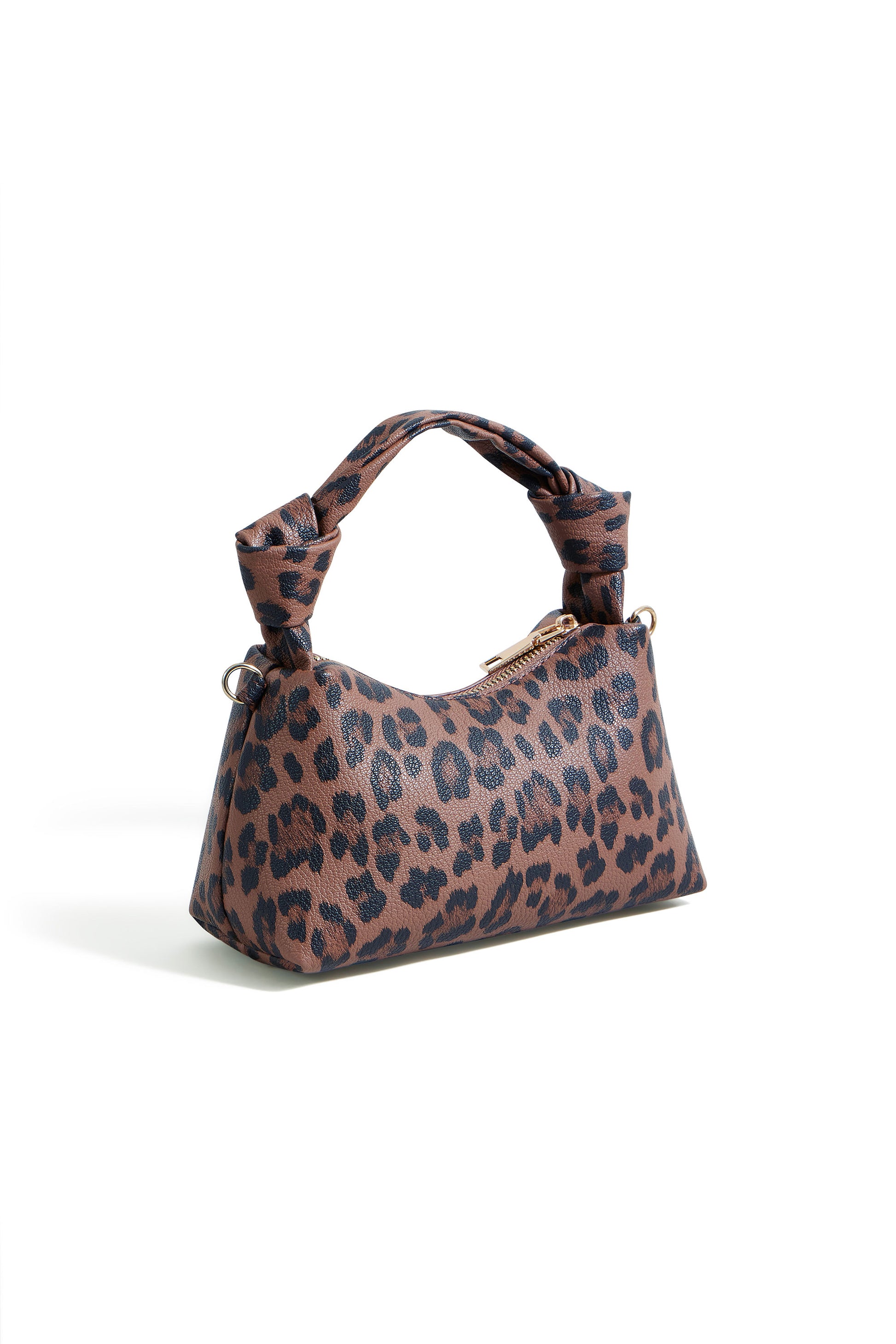 Yumi Brown Leopard Small Shoulder Bag ACC BAGS Yumi