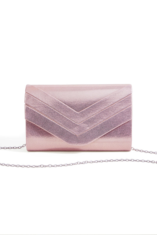 Yumi Rose Shimmer Envelope Clutch Bag ACC BAGS Yumi