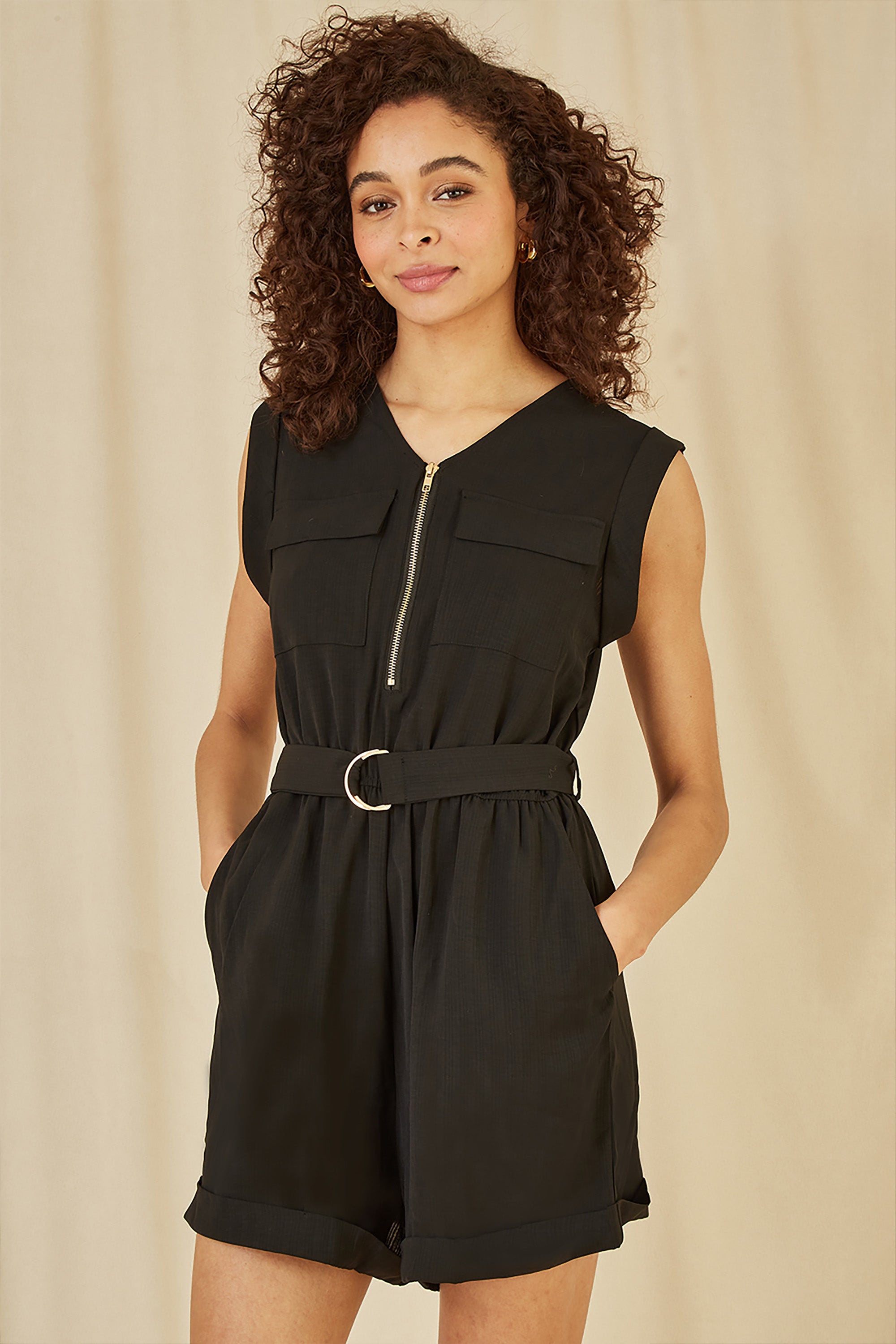 Utility Playsuit Pockets