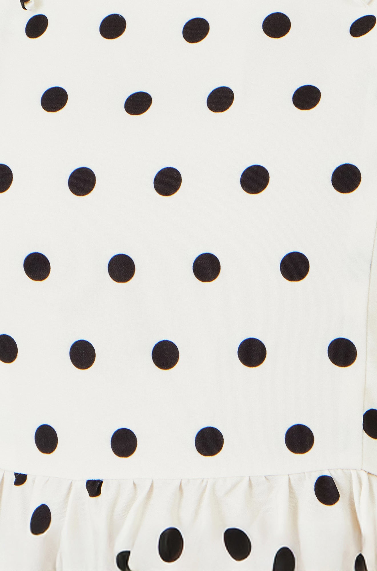 Yumi Polka Dot Hankerchief Hem Dress Dress Casual Yumi