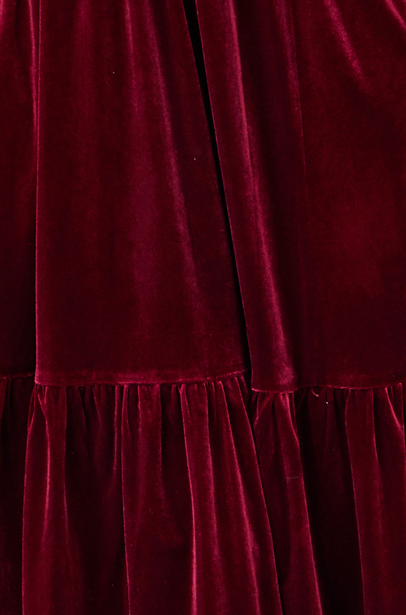 Yumi Burgundy Velvet Midi Dress Dress Party Yumi