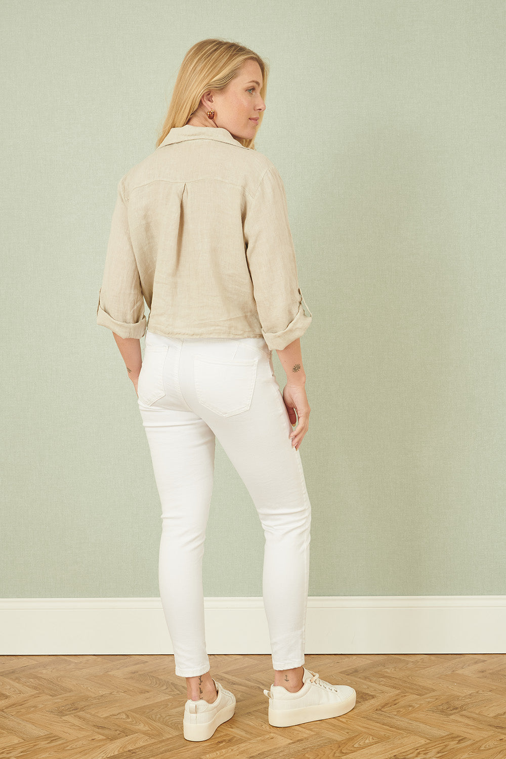 Yumi Stone Italian Linen Shirt SHIRT Yumi