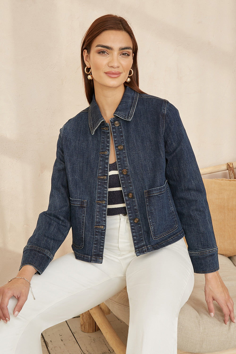 Denim Jacket Patch Pockets
