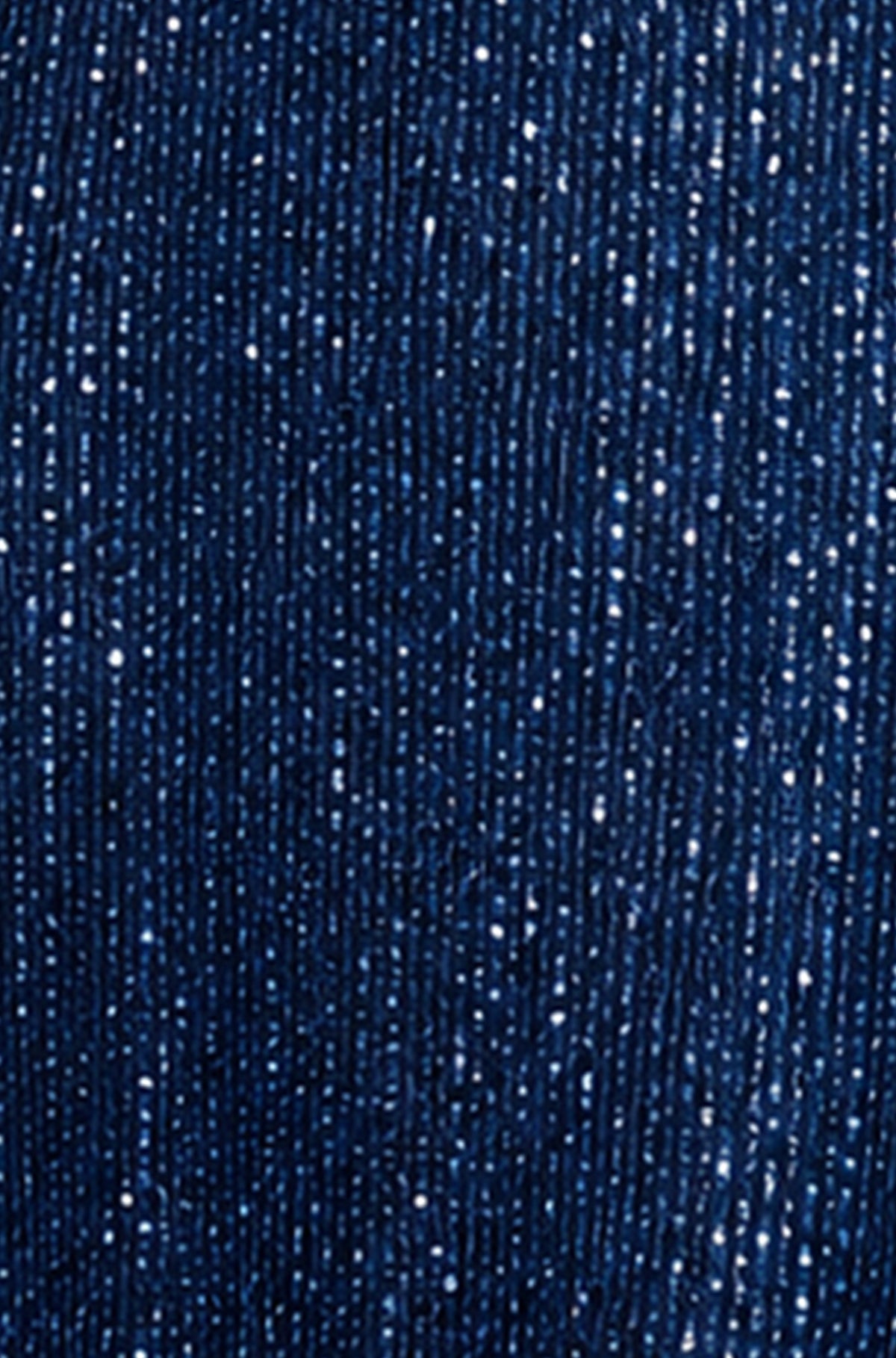 Yumi Navy Sequin Long Sleeve Midi Dress Dress Party Yumi