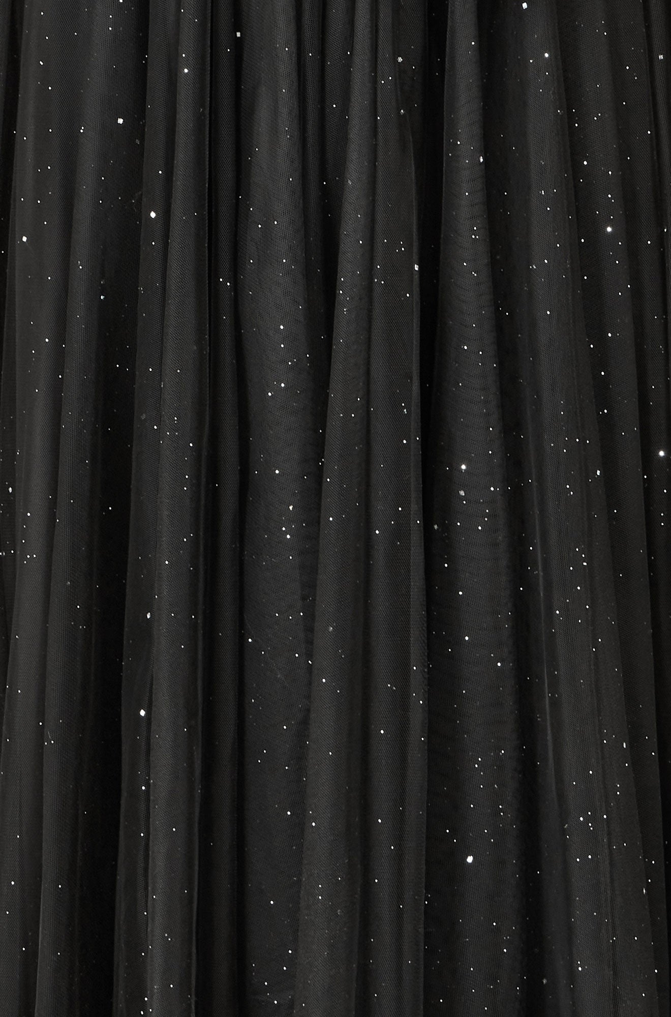 Yumi Black Sparkle Mesh Tulle Skirt With Satin Bow Skirts Yumi