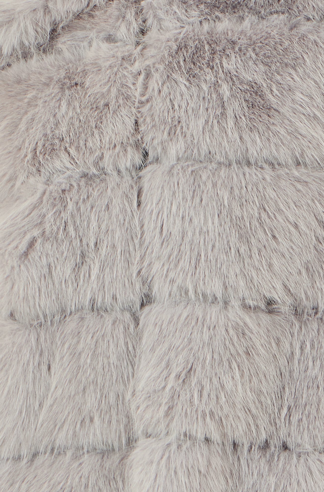 Yumi Grey Luxe Faur Fur Coat COAT Yumi
