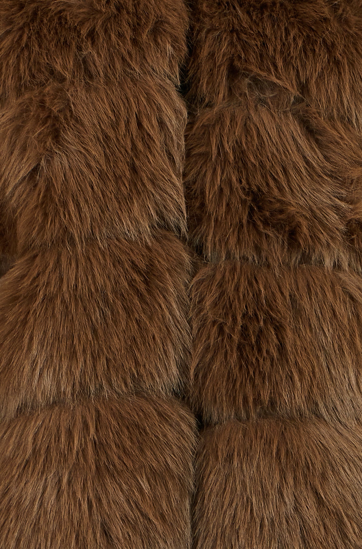 Yumi Brown Luxe Faur Fur Coat COAT Yumi