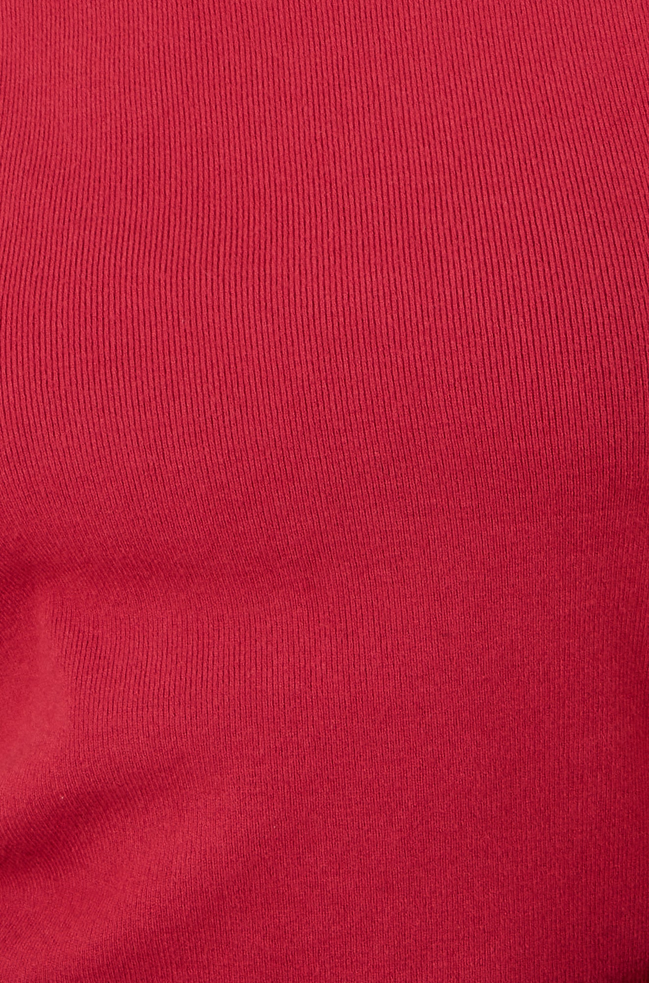 Yumi Burgundy Knitted Ruched Midi Dress Knit Dress Yumi