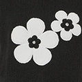Yumi Black Flower Knitted Sleeveless Jumper Vest Knit Pullover Yumi