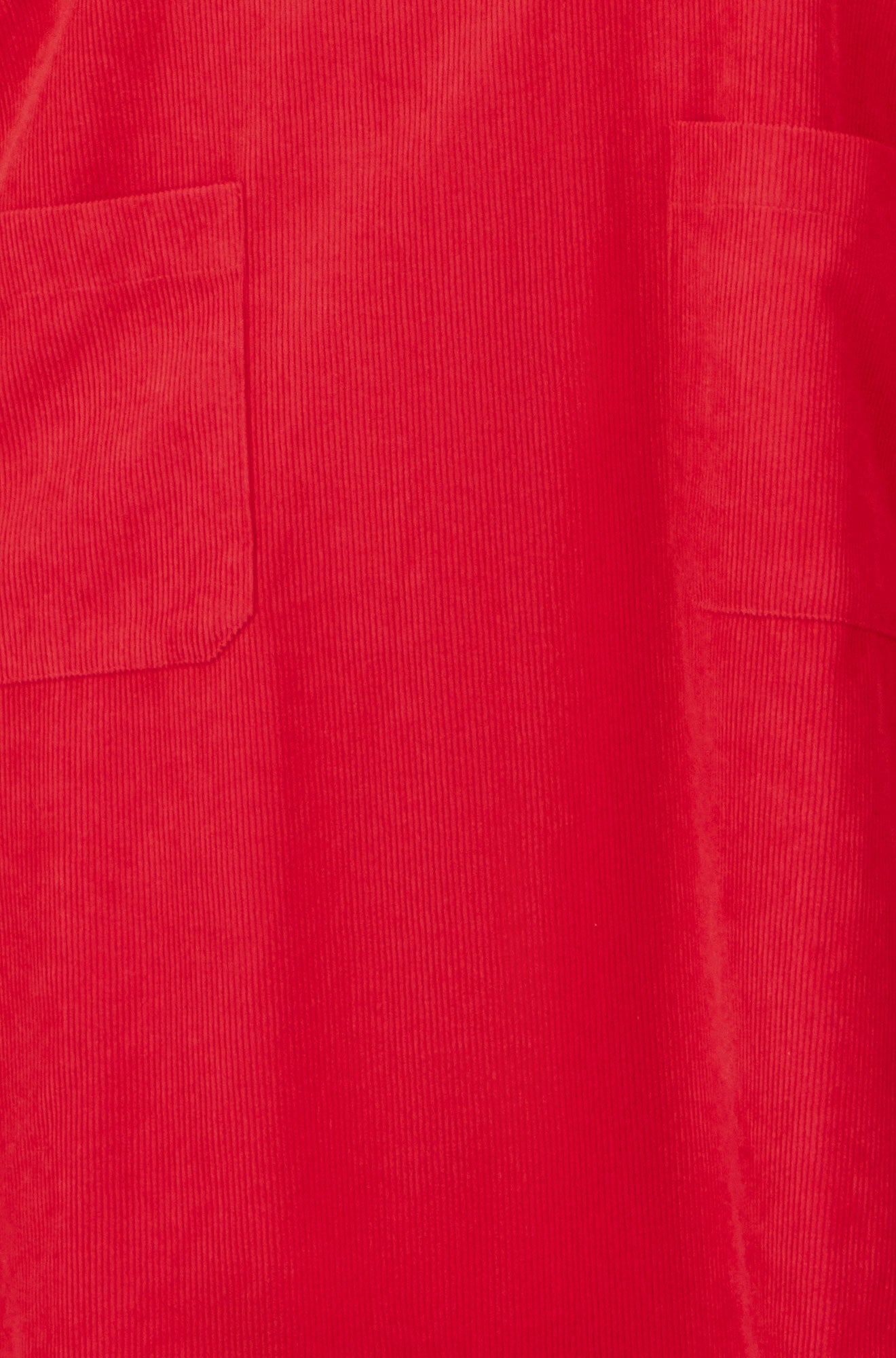 Yumi Red Cord Tunic With Ruched Sleeve Dress Casual Yumi