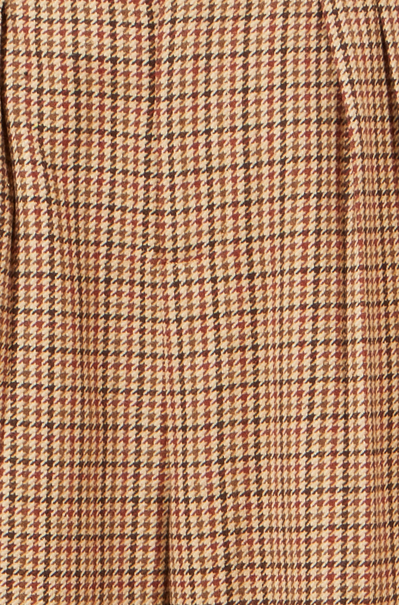 Yumi Brown Check Wide Leg Trousers TROUSER Yumi