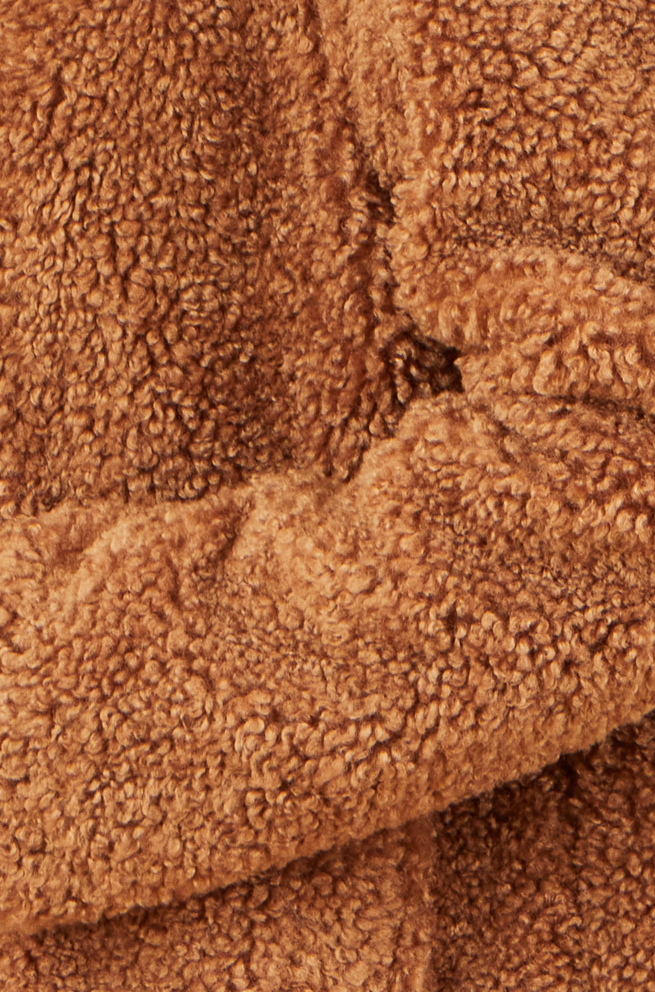 Yumi Brown Short Teddy Bear Jacket JACKET Yumi