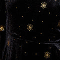 Yumi Black Velvet Midi Dress With Starburst Foil Print DRES Party Yumi