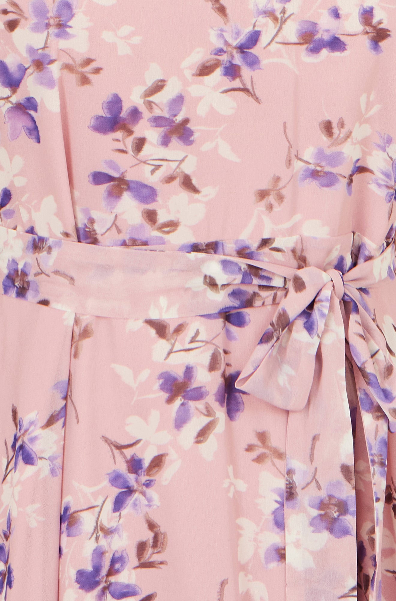 Yumi Pink Blossom Skater Midi Dress With Angel Sleeves Dress Occasion Yumi