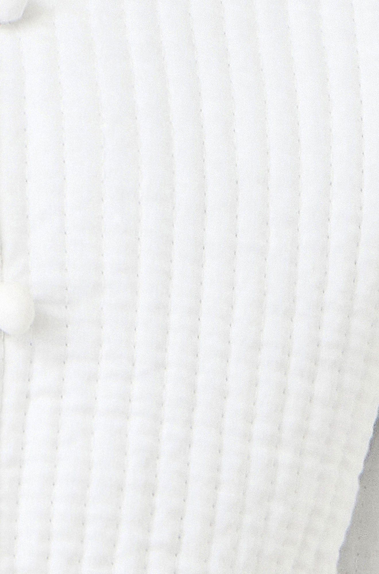 Yumi White Gingham Reversible Cotton Quilted Cropped Jacket Outerwear Yumi