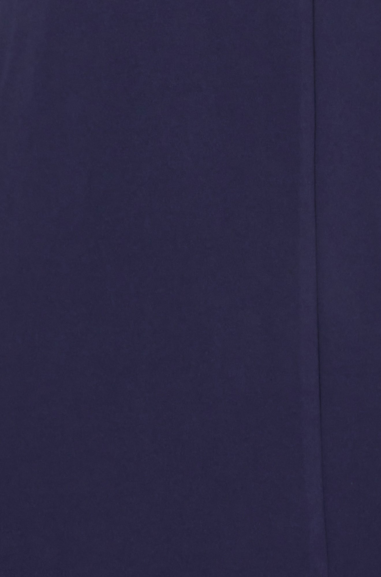 Yumi Navy Fitted Midi Dress With Flute Sleeves Dress Occasion Yumi