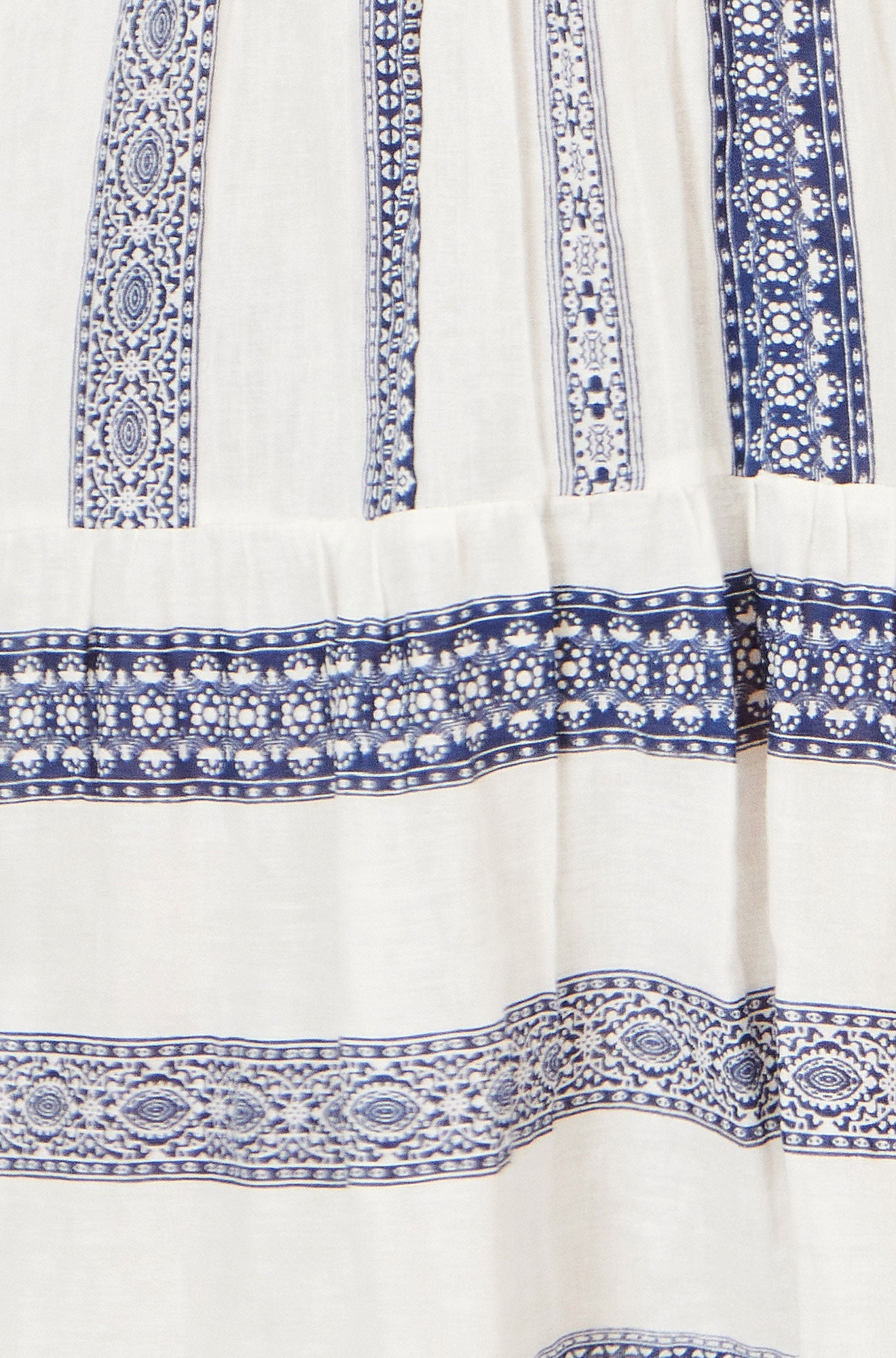 Yumi White Cotton Stripe Tunic Beachwear Yumi