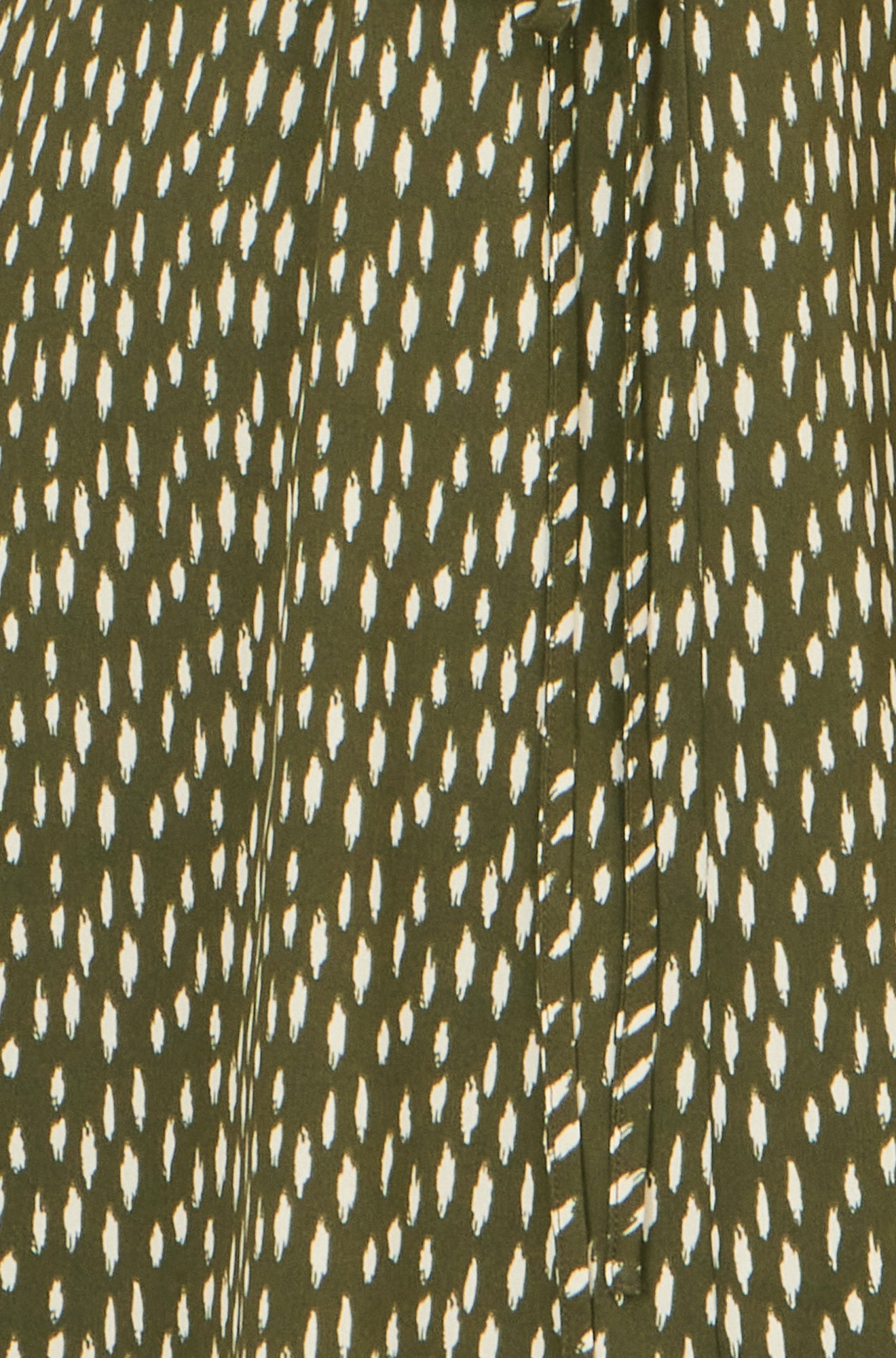 Yumi Green Spot Wrap Midi Tea Dress Dress Casual Yumi