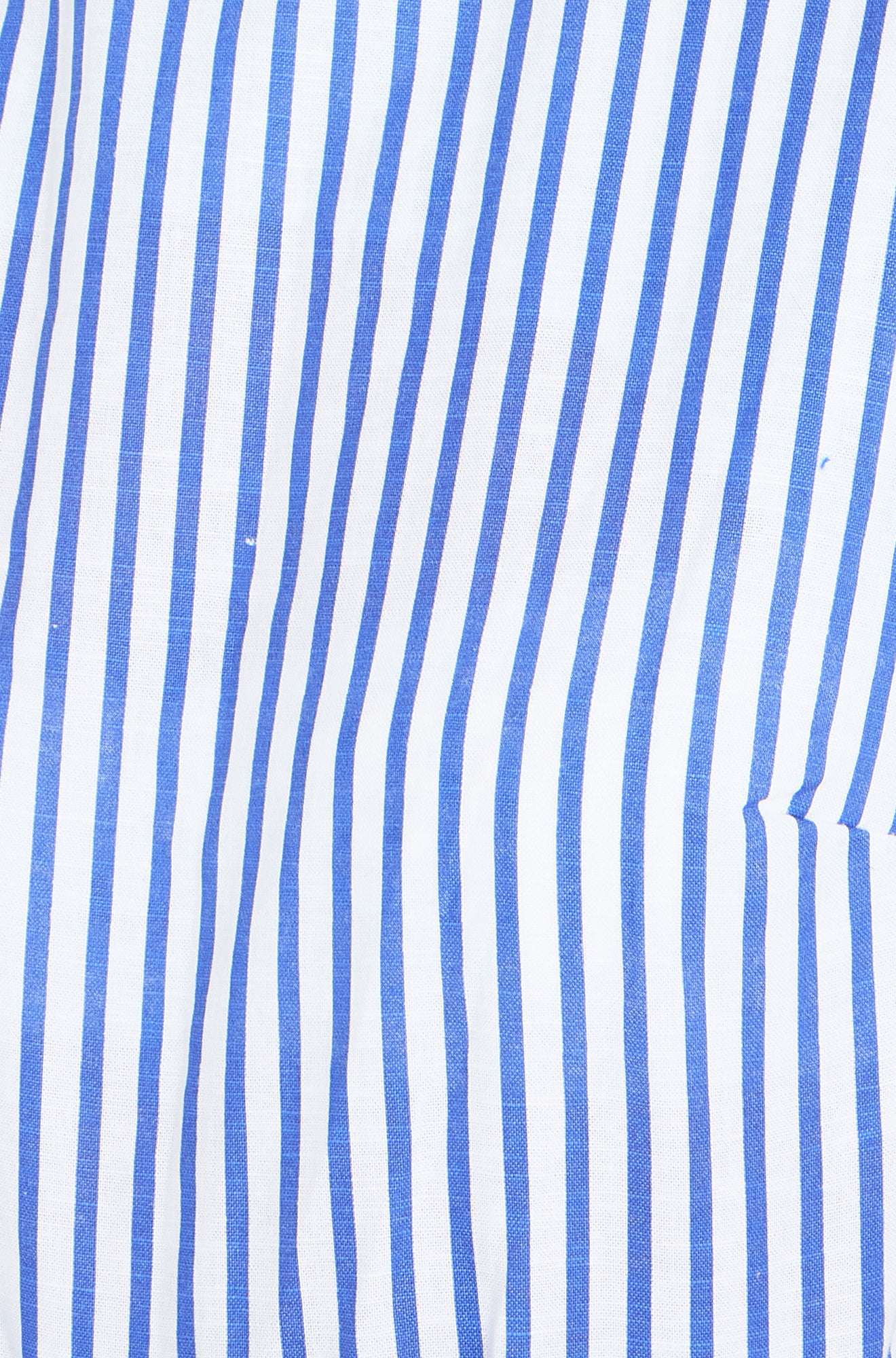 Yumi Blue Cotton Stripe Culotte Jumpsuit JUMPSUIT Yumi