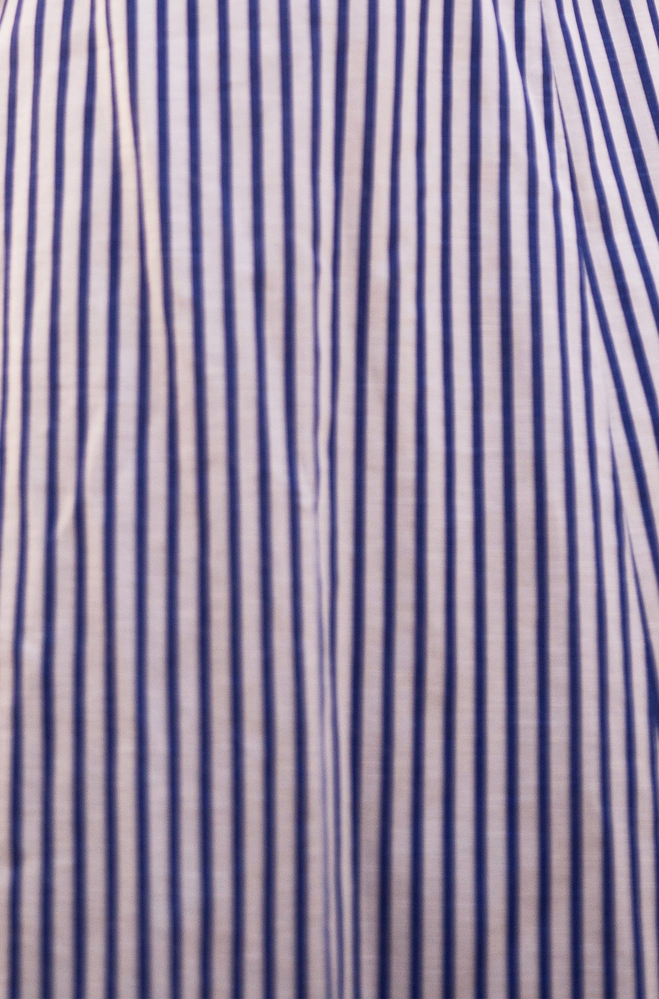 Yumi Blue Stripe Cotton Sun Dress With Ruched Back Beachwear Yumi